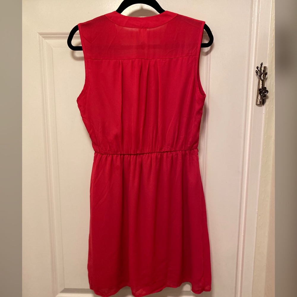 Hot Pink Mini Dress - Picture 2 of 5